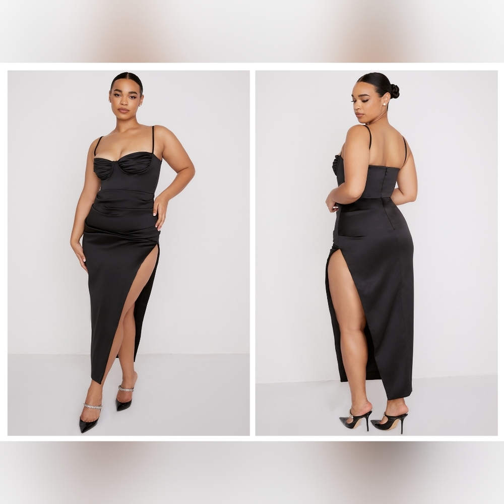 House of CB Black Midi Dress